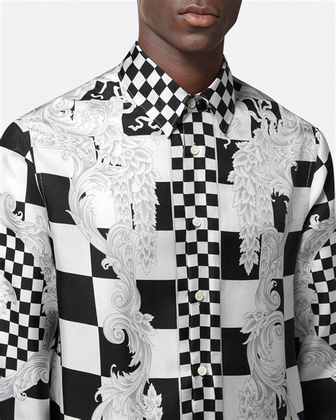 versace medusa shirt replica|medusa contrasto silk shirt.